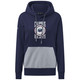 Levelwear Ladies Stadium Series Navy Stamped Bonfire Hood Image coming soon src=